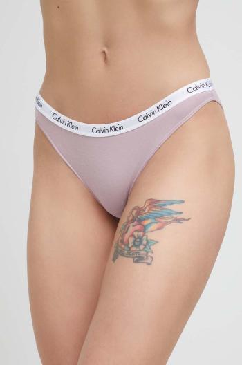 Nohavičky Calvin Klein Underwear fialová farba