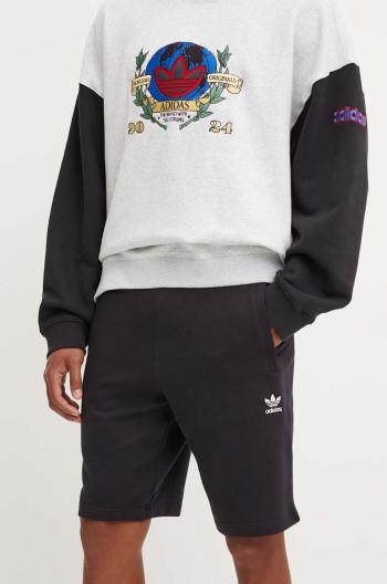 Bavlnené šortky adidas Originals čierna farba, IY8520