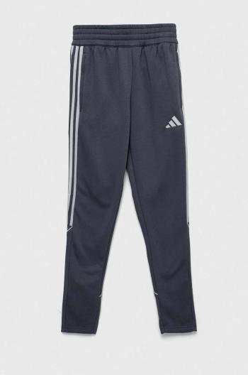 Detské tepláky adidas Performance TIRO23L SW PNTY šedá farba, vzorované