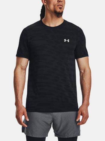 Under Armour UA Seamless Ripple SS Tričko Čierna