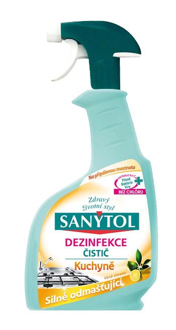 Sanytol Dezinfekčný odmastňujúci čistič na kuchyne 500 ml