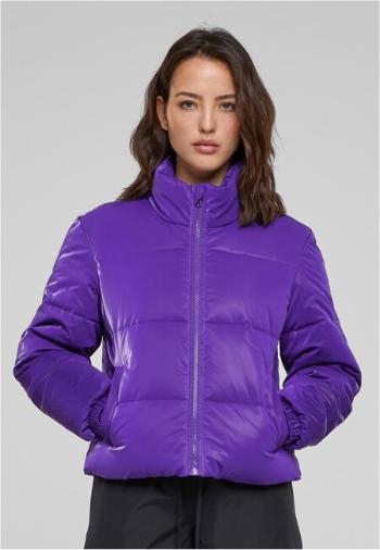 Urban Classics Ladies Shark Skin Puffer Jacket realviolet - 4XL