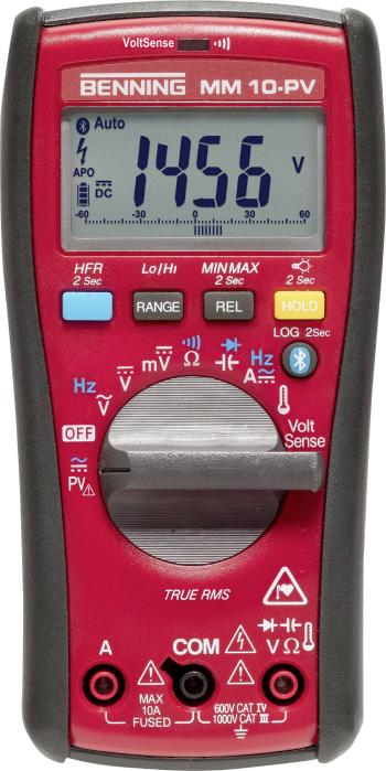 Benning MM 10-PV ručný multimeter  digitálne/y datalogger CAT IV 600 V Displej (counts): 6000