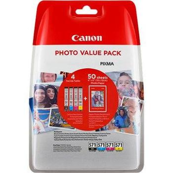 Canon XL CLI-571 C/M/Y/BK PHOTO VALUE pack (0332C005)
