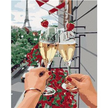 Maľovanie podľa čísel - Šampanské v Paríži (HRAbz33158nad)