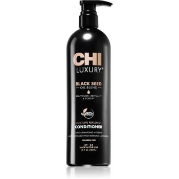 CHI Luxury Black Seed Oil Moisture Replenish Conditioner hydratačný kondicionér pre jednoduché rozčesávanie vlasov 739 ml