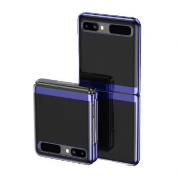 MG Plating Case ochranný kryt na Samsung Galaxy Z Flip, modrý