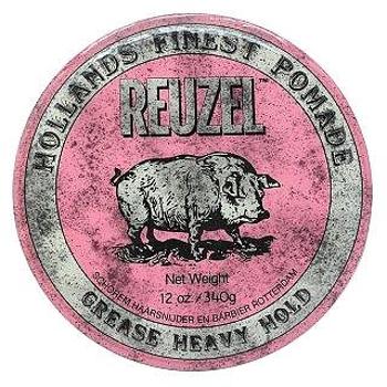 REUZEL Hollands Finest Pomade Pink Grease Heavy Hold pomáda na vlasy pre silnú fixáciu 340 g (HREUZMXN100437)