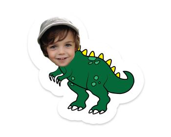 Personalizovaný zápich na tortu -  Dinosaury