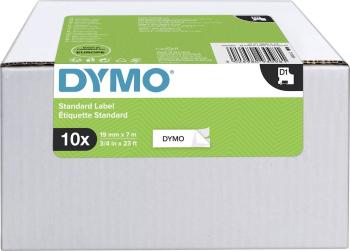 páska do štítkovača sada 10 ks DYMO D1 2093098  Farba pásky: biela Farba písma:čierna 19 mm 7 m