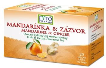 Fyto Pharma Mandarínka & zázvor ovocno-bylinný čaj v nálevových vrecúškach 20 x 2 g