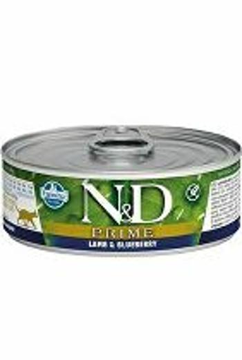 N&D CAT PRIME Adult Lamb & Blueberry 70g 1 + 1 zadarmo