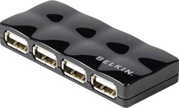 Belkin F5U404CWBLK 4 porty USB 2.0 hub  čierna