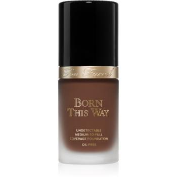 Too Faced Born This Way Flawless Coverage Natural Finish Foundation krycí make-up pre prirodzený vzhľad odtieň Ganache 30 ml