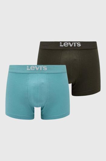 Boxerky Levi's 2-pak pánske, tyrkysová farba