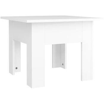 SHUMEE Konferenčný stolík biely 55 × 55 × 42 cm drevotrieska, 810235