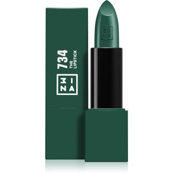 3INA The Lipstick rúž odtieň 734 - Green 4,5 g