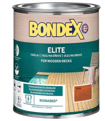 BONDEX ELITE - Ochranný rýchloschnúci napúšťací olej nut brown (elite) 0,75 L