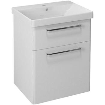 SAPHO THEIA umývadlová skrinka 56,4 ×70 × 43,5cm, 2× zásuvka, biela TH060 (TH060-3030)