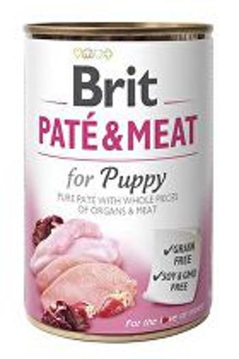Brit Dog Cons Paté & Meat Puppy 400g + Množstevná zľava 4 + 1 zadarmo
