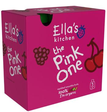 Ella's Kitchen BIO Pink One ovocné smoothie s dračím ovocím 5 x 90 g