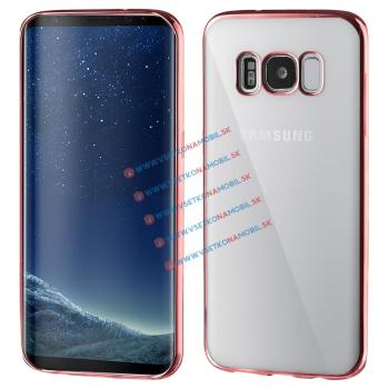 METALLIC Silikónový obal Samsung Galaxy S8 Plus ružový