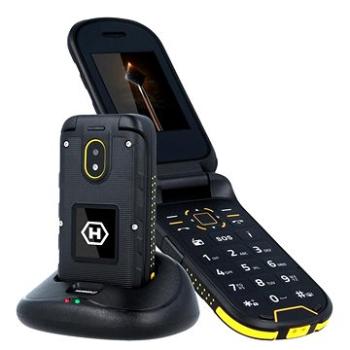 myPhone Hammer Bow oranžovo-čierny (Telefon myPhone Hammer Bow oranžovo-černý)