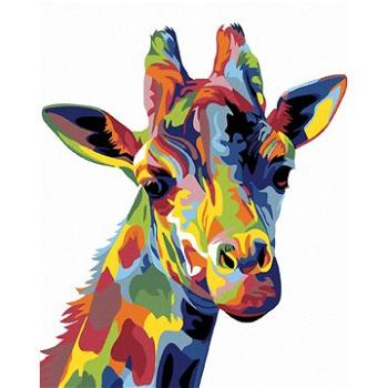 Maľovanie podľa čísel – Farebná žirafa (HRAmal00657nad)