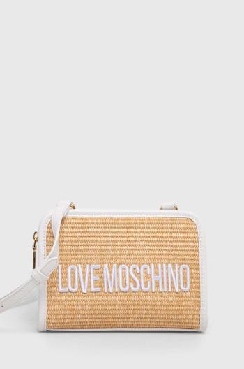 Kabelka Love Moschino béžová farba