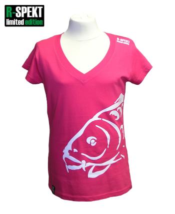 R-spekt tričko lady carper rúžove-veľkosť m
