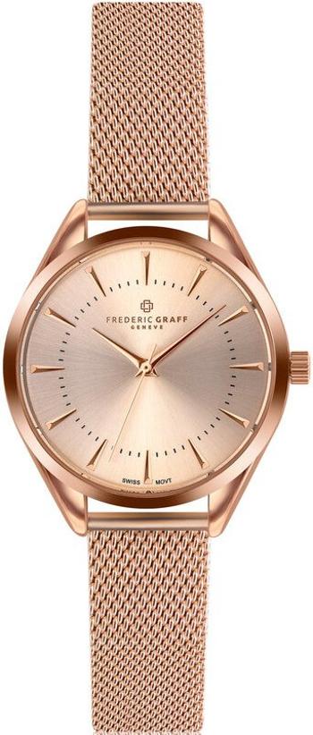 Frederic Graff Kanjut Sar Rose Gold Fine Mesh Watch FCE-3214