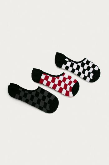 Ponožky Vans (3-pak) čierna farba