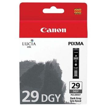 Canon PGI-29DGY, 4870B001 tmavě sivá (dark grey) originálna cartridge