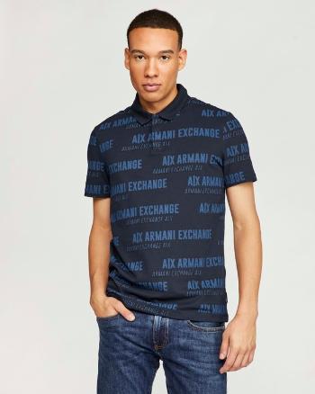 Armani Exchange Polo tričko Modrá