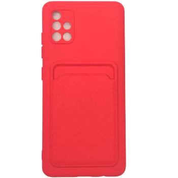 IZMAEL Samsung Galaxy A71 Puzdro Card Case  KP13648 červená