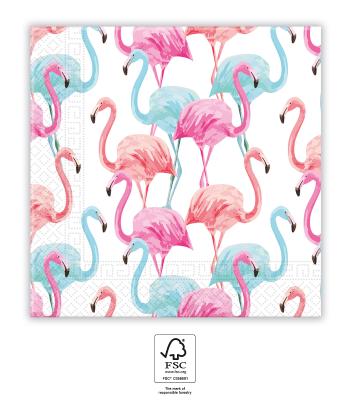 Procos Servítky - Flamingo 33 x 33 cm