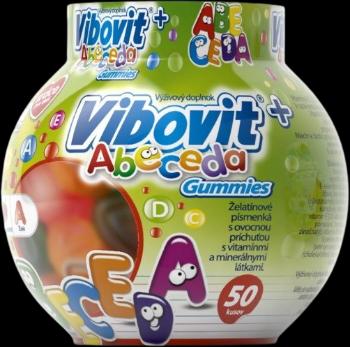 Vibovit + ABECEDA Gummies želatínové písmenká, 50 ks