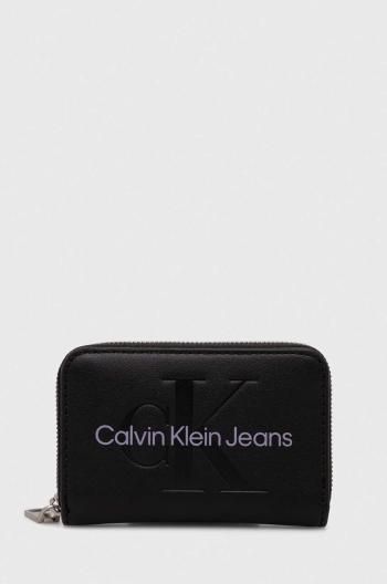 Peňaženka Calvin Klein Jeans dámsky, čierna farba