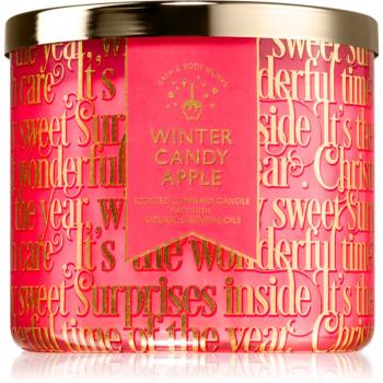 Bath & Body Works Winter Candy Apple vonná sviečka 411 g