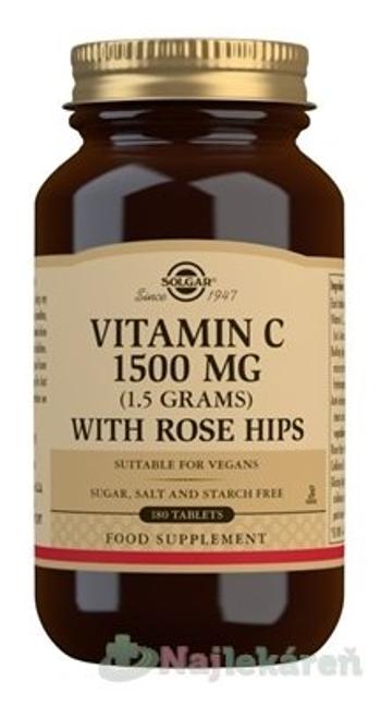 Solgar Vitamin C 1500 mg so šípkami 180 tbl