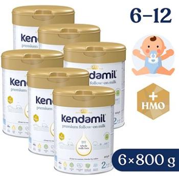 Kendamil Premium 2 HMO+ (6× 800 g) (5056000505347) + ZDARMA Mliečna kaša Kendamil