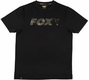 Fox Fishing Tričko Logo T-Shirt Black/Camo Black/Camo L