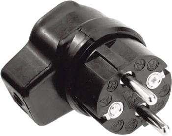 Kalthoff 919171 úhlová zástrčka SchuKo guma  250 V čierna IP44