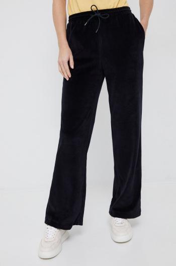 Nohavice PS Paul Smith dámske, čierna farba, rovné, vysoký pás