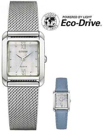 Citizen Darčekový set Square Eco-Drive + remienok EW5590-62A