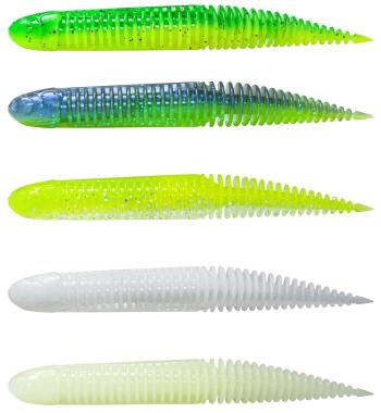 Savage gear gumová nástraha ned dragon tail slug dark water mix 5 ks - 7,2 cm 3 g