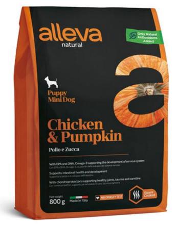 Alleva NATURAL dog puppy mini chicken & pumpkin 0,8kg