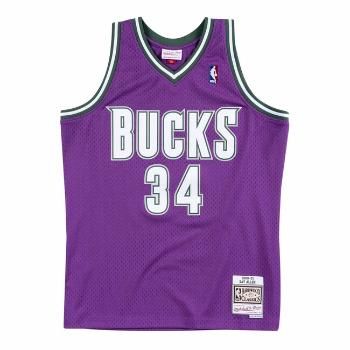 Mitchell & Ness Milwaukee Bucks #34 Ray Allen Swingman Jersey purple (SMJYAC18014) - M