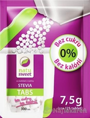 Natusweet Stevia Tabs sáčok 7,5g