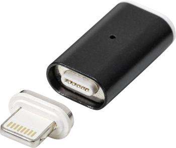 Renkforce   #####USB-C™ Buchse , #####Apple Lightning Stecker   čierna magnetická zástrčka